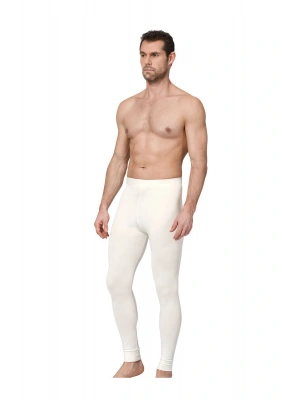 Erkek Ekru Termal İçlik Termal Tayt  M