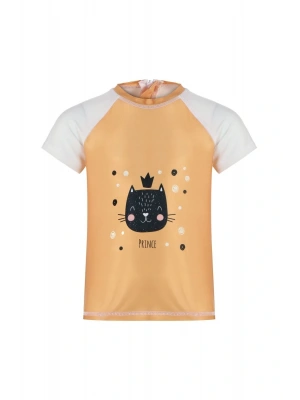 Kedi Desenli Tişört Şort Ikili Takım Mayo