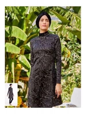 Desenli Tesettür Mayo