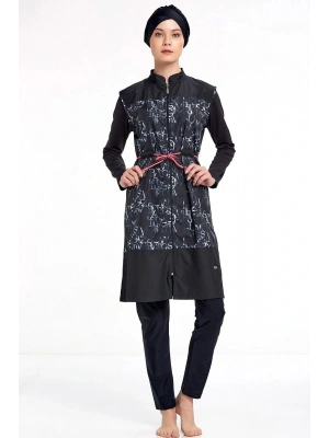 Su Tutmayan Paraşüt Kumaş Beli Ayarlı Tesettür Mayo 2216