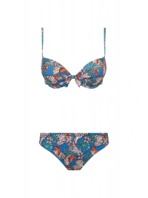 Kadın Mavi Bikini Takım