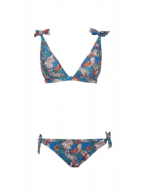 Kadın Mavi Bikini Takım