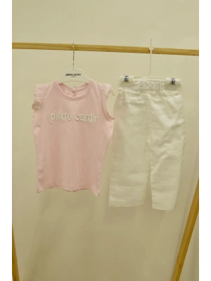 Pamuk Üst Örme Alt Dokuma Müslin Kumaş Kız Çocuk Alt Üst Takım 303863