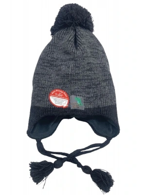 Kulaklı Bere Erkek Çocuk ( 4-8 Yaş) K22130-07 Antrasit