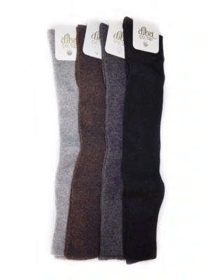 3 Adet Lambswool Yün Kışlık Kadın Diz Çorap