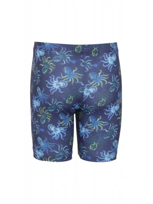 Ahtapot Desenli Çocuk Yüzme Şortu