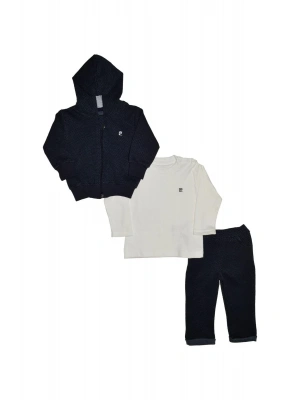 Kapşonlu Fermuarlı 3Lü Takım 305333