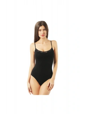 Kadın Modal Ip Askılı Dantel Çıtçıtlı Badi Imer9255