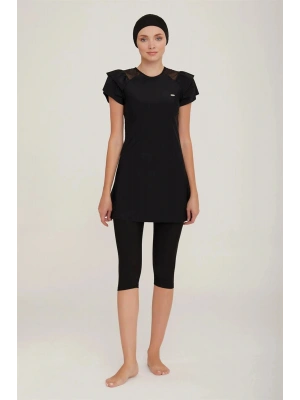 Adesea Kadın Kısa Kollu Taytlı Tesettür Mayo