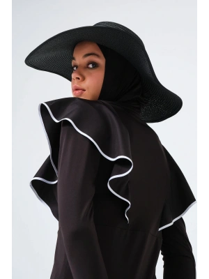 Klas Biye Detaylı Tesettür Mayo