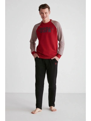 U.S. POLO ASSN. 18712 Erkek Yuvarlak Yaka Pijama Takımı