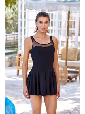 3846 Kadın Elbise Mayo