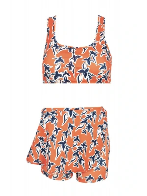 Kız Garson Jesse Şortlu Bikini Takım Envelop Etekli