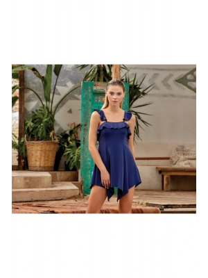 Fırfır Detaylı Özel Tasarım Etekli Mayo 3145