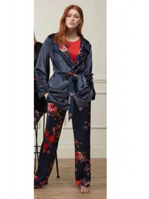 Feyza 3509 3 Lü Sabahlıklı Pijama Takımı