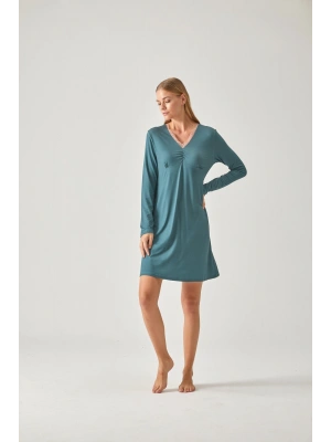 YEŞİL DANTELLİ GECELİK