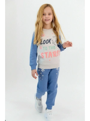 Frozen Lisanslı Look The Stars Indigo Kız Çocuk Eşofman Takımı