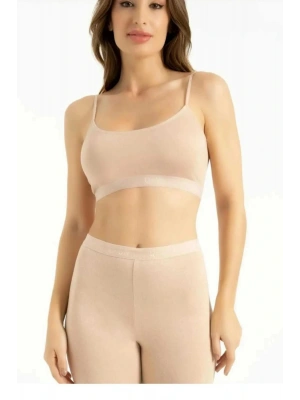 Bambu Çıkarılabilir Pedli İp Askılı Kadın Büstiyer 1257