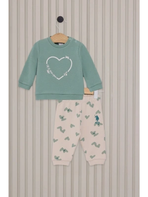 Kız Bebek Yeşil 2li Bebek Takım