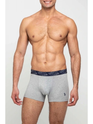 Erkek Gri Melanj - Lacivert 2 Li Boxer 80342