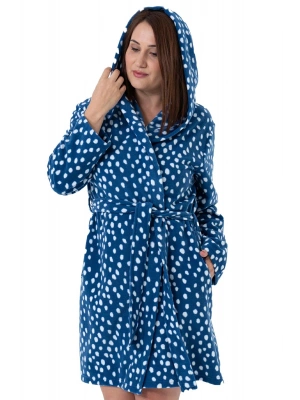 Polar Büyük Beden Kapsonlu Kısa Sabahlık , 103167