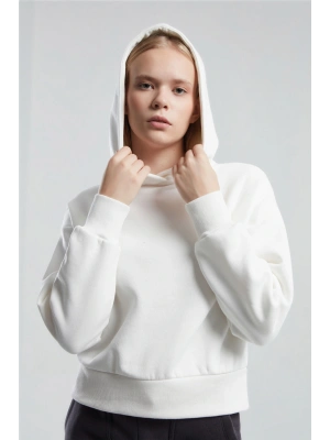 Kadın Beyaz Sweatshirt