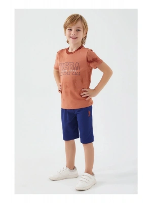 US POLO %100 PAMUK ERKEK ÖOCUK GARSON BOY ŞORT TAKIM 1344