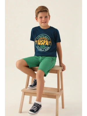 Us1741 Erkek Çocuk Palm Tree Detail Alt Üst Takım