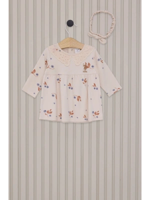 Kız Bebek Kahverengi Elbise