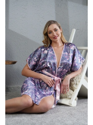 Saten Kadın Tek Sabahlık
, 160875