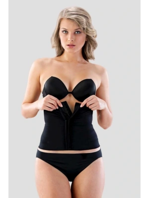 Kadın Siyah Ağraflı Bel Korse