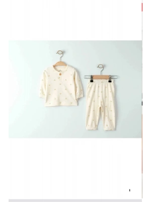 Liparis ORGANİK BEBEK SWEAT PANTOLON 2Lİ TAKIM 021