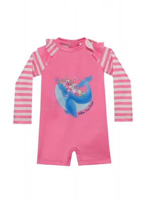 Fermo Uzun Kollu Kız Bebek Tulum 5112