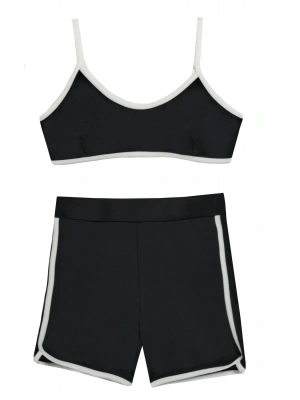 Landau Bustiyet Şortlu İkili Bikini