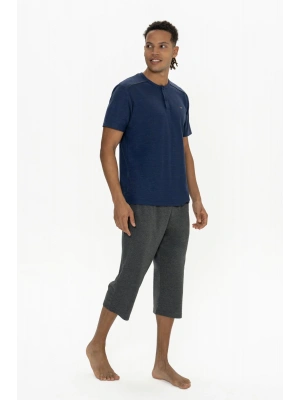 U.S. Polo Erkek Kapri ve T-shirt Takım