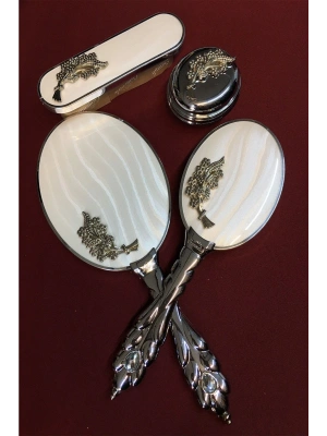 Gelin Çeyiz 4lü Ayna Tarak Seti