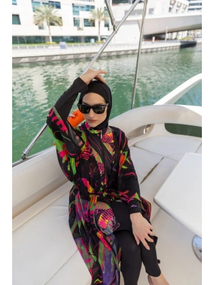 Ada Desenli Tesettür Mayo