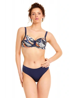 Yaprak Desen Balenli Bikini Takımı