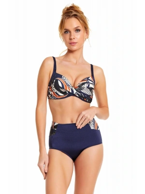 Yaprak Desen Drapeli Bikini Takımı