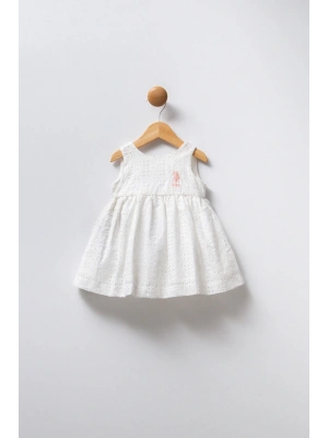 Kız Bebek Beyaz Elbise