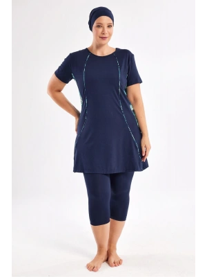 Rose Battal Kısa Kollu Tesettür Mayo 2804