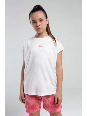 Authentic Kailyn Kız Çocuk Beyaz Regular Fit Tişört