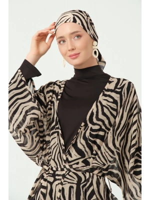 Natura Desenli Tesettür Mayo