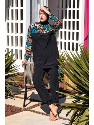 Perly Uzun Kollu Tesettür Mayo 1207