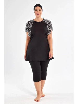 Coral Battal Kısa Kollu Tesettür Mayo 2805