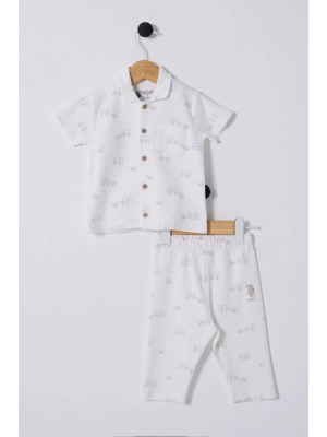 Erkek Bebek Beyaz Bebek Takım