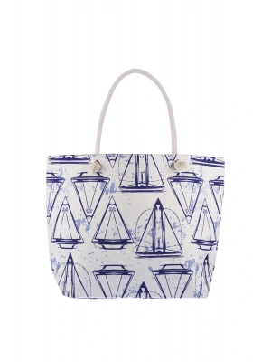 Bez Plaj Ve Alışveriş Çantası – Yazlık, Hafif, Geniş Hacimli, Y25670-09