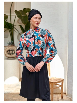 Valentina Uzun Kollu Tesettür Mayo 3401