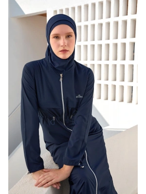 Chaand Battal Uzun Kollu Tesettür Mayo 1505-P