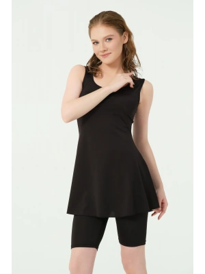 Klasik Sıfır Kol Yarı Kapalı Mayo